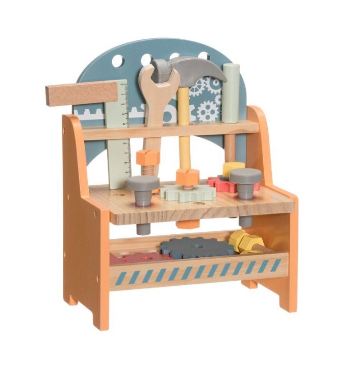 Verktygsbänk leksakset i trä - Inomhusleksaker - 6410416302300 - 1