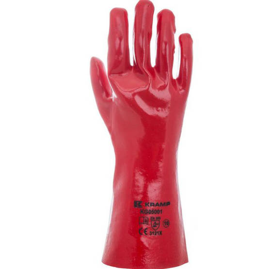 Arbets?skar Kramp 5.001 PVC 35 cm 10/XL - Arbetshandskar - 8719607157070 - 1