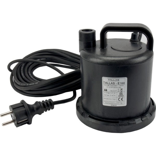 Nedsänkningspump Tallas E-160 - Dränkbara pumpar, trädgårdspumpar - 8719493955620 - 1