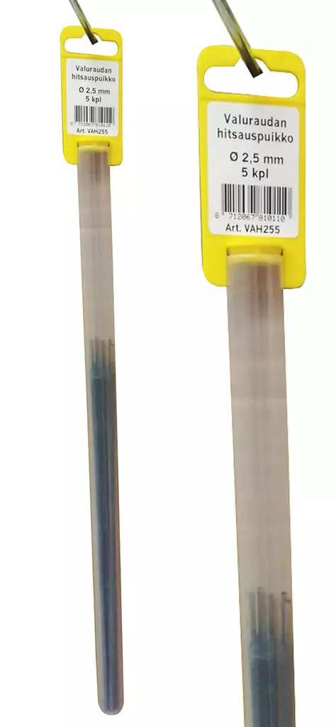 Järn svetsstav 2,5 mm 5 st - Svetsstänger - 8712067810110 - 1