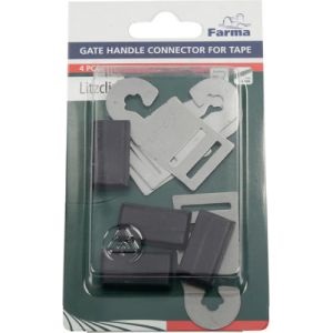 Fäste för grindhandtag 10/20mm för 4 st - Elstängseltillbehör - 8719607155380 - 1