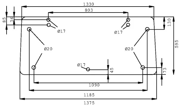 Bakrutan, övre (Fiat 5130388) - Hytt och kaross - 3660980007740 - 1