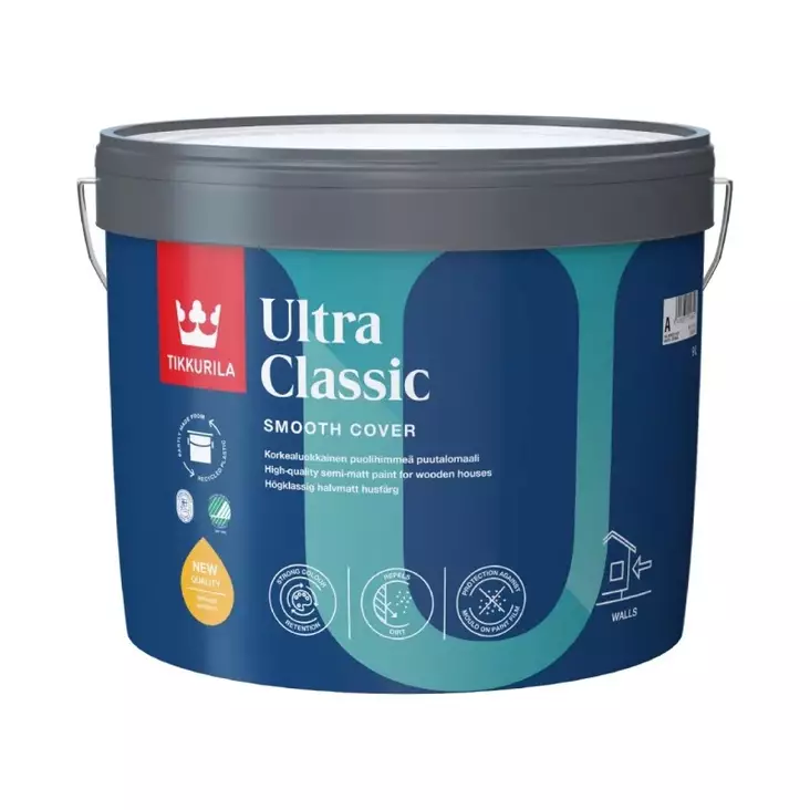 Tikkurila Ultra Classic färgbar väggfärg - Utomhusfärger - 6408070148280 - 1