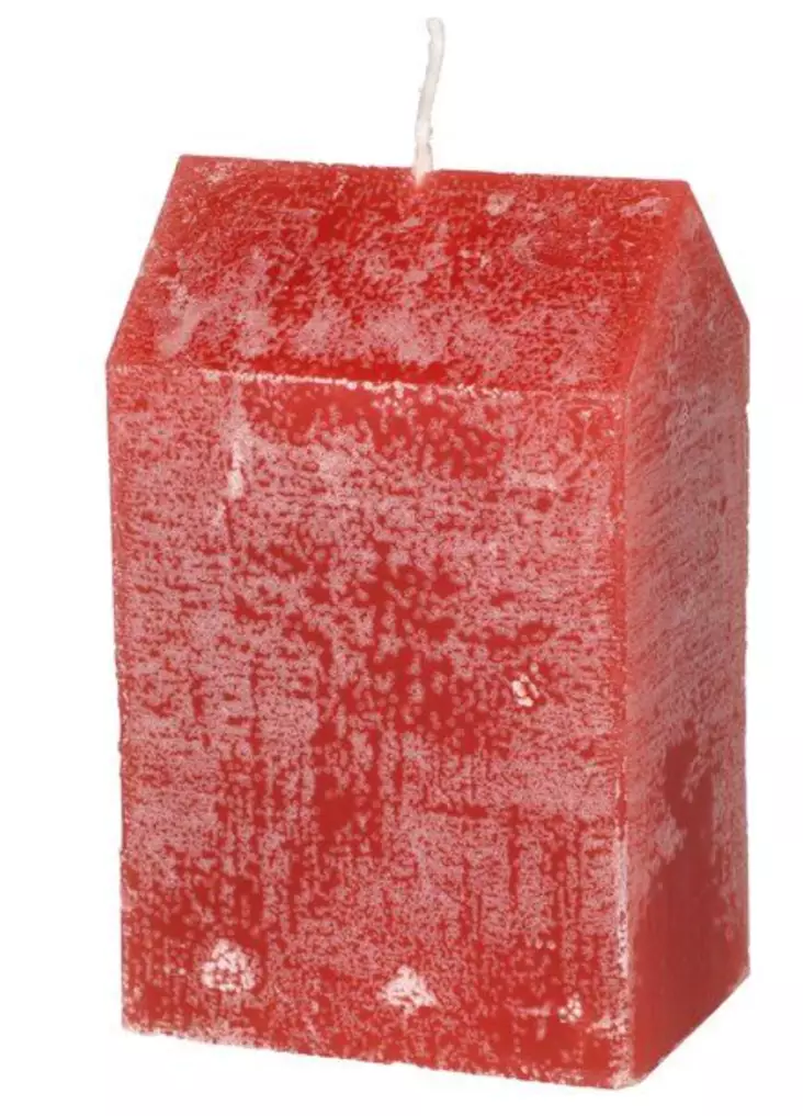 Husljus rustik röd - Ljusstakar - 6410416374550 - 1