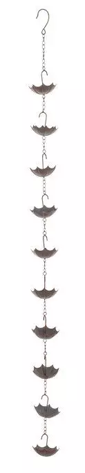 Regnkedja Paraplyer 148 cm - Trädgårdsskulpturer, dekorationer - 6410416443560 - 1