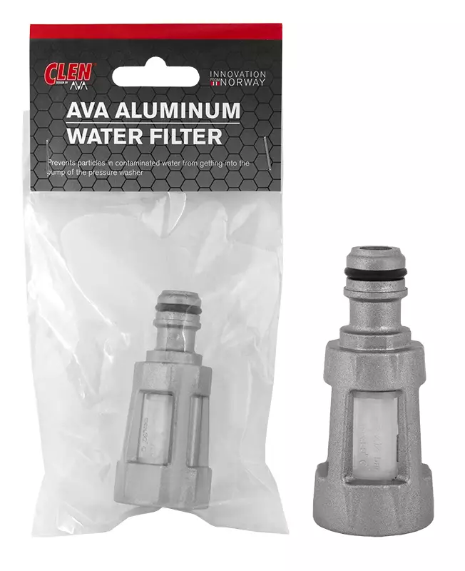 Klar vattentillförselfilter aluminium 3/4" S - Dammsugare och tvättmaskiner - 6418549392250 - 1
