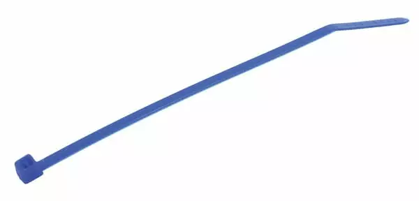 Buntband 4,8 x 370 mm, blå, 100 st - Kabelband - 8719493170580 - 1