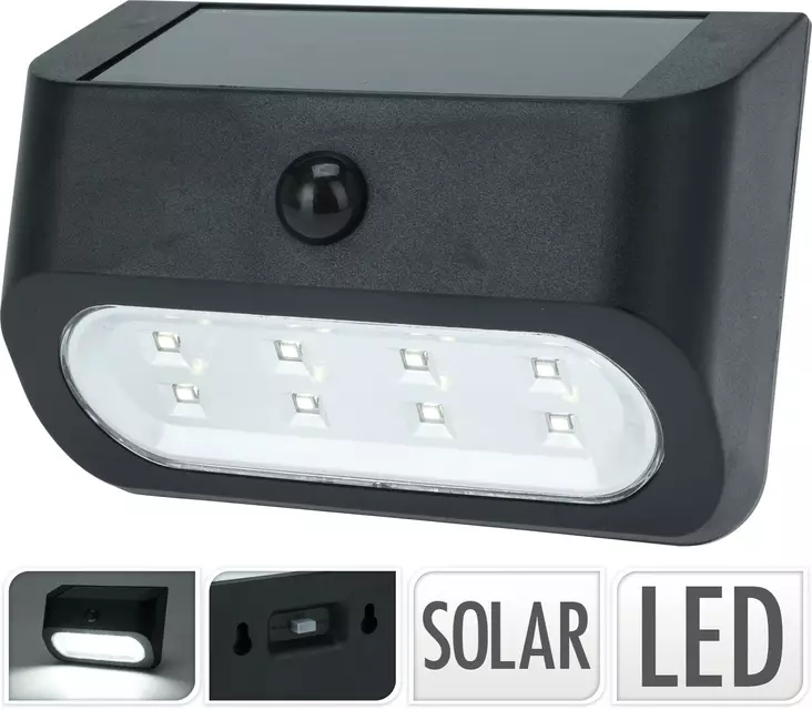 Solcellspotlight 13x9 cm - Solcellsdrivna solprodukter - 8720573981590 - 1