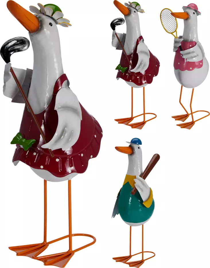 Gås trädgårdsskulptur 28 cm - Trädgårdsskulpturer, dekorationer - 8721037871020 - 1