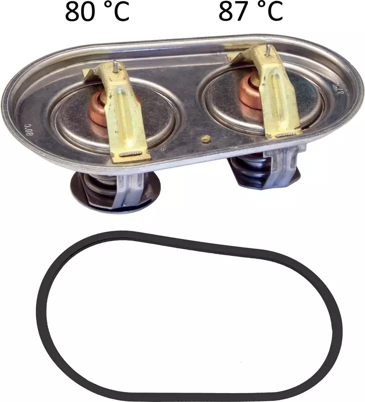 Dubbeltermostat 80/87 med packning - Kylning - svm0000008910 - 1