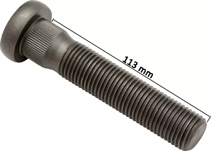 Hjulskruv 113mm rund huvud SC plåt. - Axel och styrning - svm0000008980 - 1