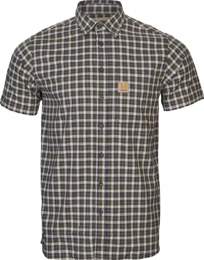 Härkila Fjell S/S skjorta Marinblå Rutig - Jaktkläder - 5714733665430 - 1