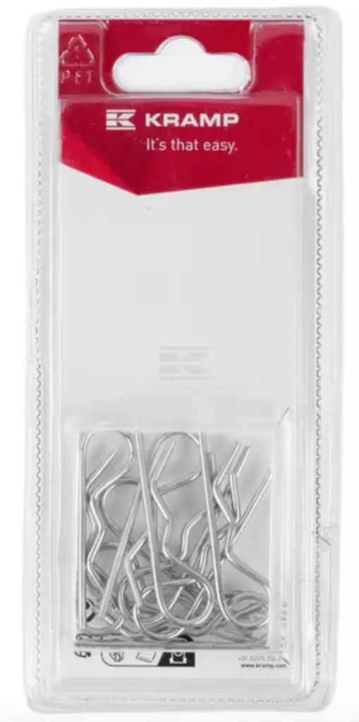 Fjäderstrumpa 2 mm 10 st/förpackning - Andra fästtillbehör - 8719493200140 - 1