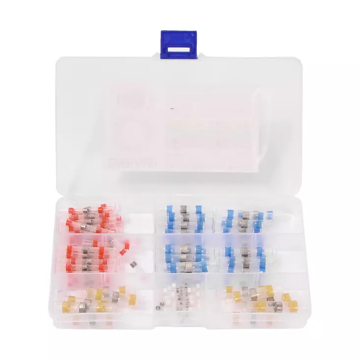 Krympslanganslutning tenn 100 st - Bilbelysning och elektriska tillbehör - 6438152088050 - 1