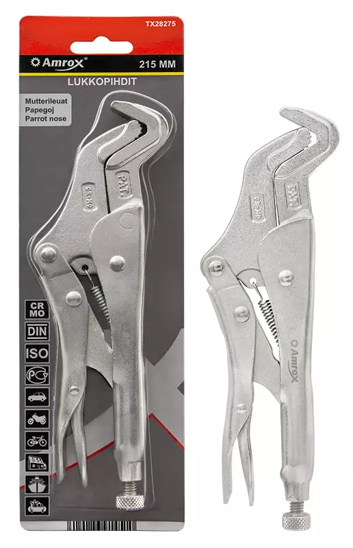 Låsgripare 215 mm med mutterkäkar - Tänger och skärare - 6420286914510 - 1