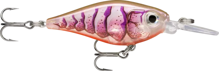 Rapala X-Light Shad 04 Lila Räka UV - Beten och flugor - 022677360980 - 1
