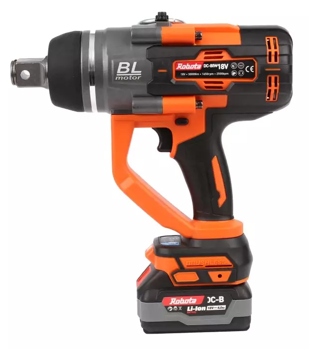 Robota DC-BIW18V slagnötställ 1", chassi - "Batteridrivena maskiner" - 6438212131450 - 1