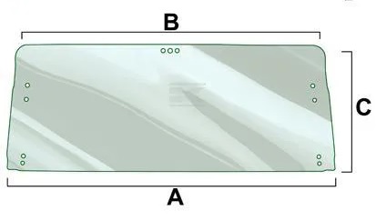 Bakruta (Ford 83909857) - Hytt och kaross - 5035776898150 - 1