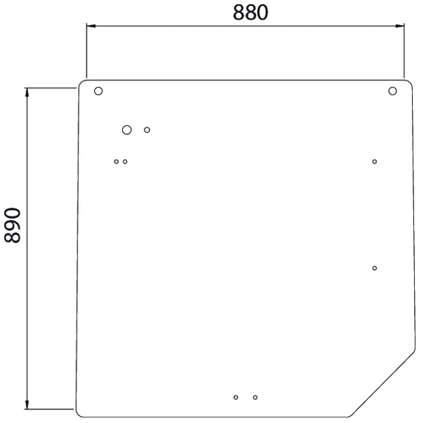 Bakrut (övre) (Claas 7700048325) - Hytt och kaross - 8716106434480 - 1