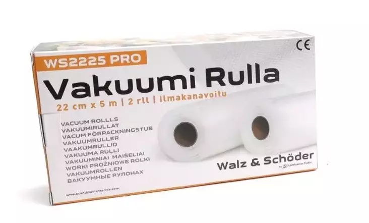 Vakuumkabel 22x5 cm 2 rullar/förpackning - Viltbehandling och konservering - 6438212105710 - 1