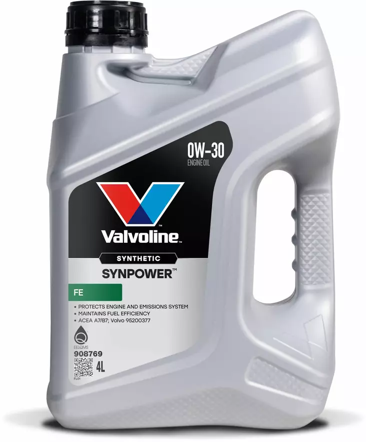 Valvoline Synpower FE 0W-30 motorolja 4 l - Motoroljor - 8710941018690 - 1