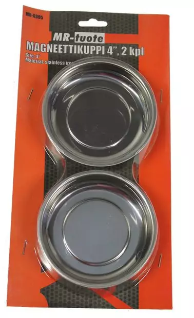 Magnetisk skål 4" 2 st/förpackning - Övriga förvaringsartiklar - 6430013064111 - 1