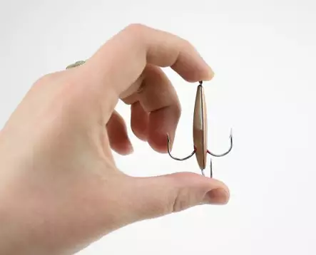 Bete med 3 krokar 11 g silver/koppar - Lakefiskeredskap - 6418252839011 - 2