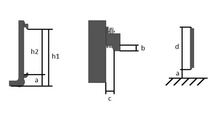 Gaffeltruk 3B 120x50x1200mm 2250kg - Frontlastarens delar - gr00000000481 - 2
