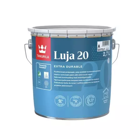 Tikkurila Luja 20 målarfärg vit, kan tonas - Inomhusfärger - 6408070142431 - 1