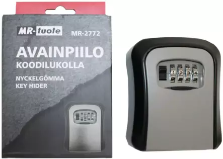 Nyckelförvaringsbox med kodlås - Hänglås, reglar, gångjärn - 6430074695811 - 1