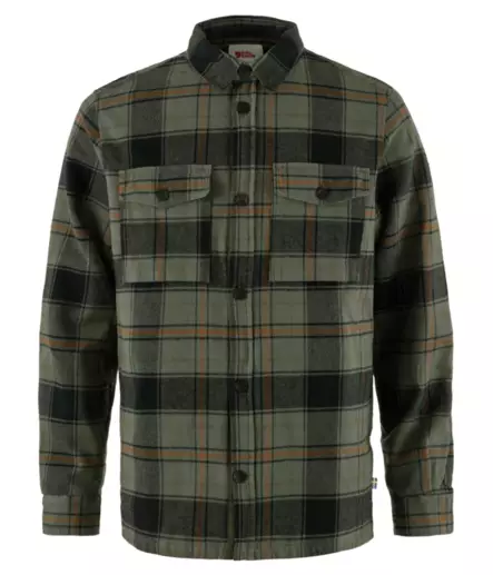 Fjällräven Övik Lite Vadderad Skjorta M Djup Skog - Svart - Friluftskläder - 7323450932251 - 1