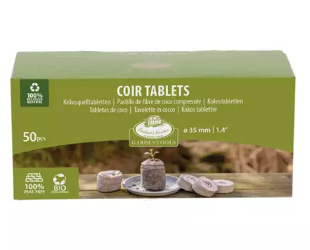 Kylvöbriketter kokos 50 st/fp - Jord och gödselmedel - 8714982213441 - 2