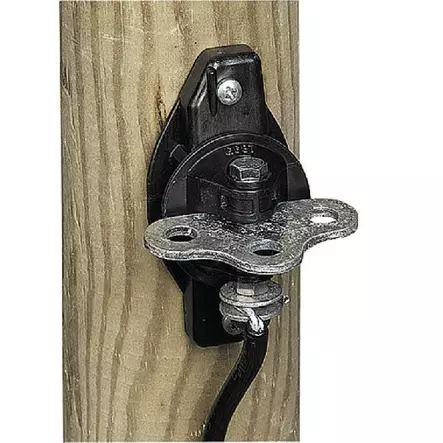 Grindhandtagsisolator med anslutningsplatta 4 st - Elstängseltillbehör - 8713235021451 - 1