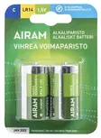 Airam Vihreävoima C-batteri 2 st/fp - Batterier, testare - 6435200192431 - 1