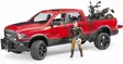 Bruder RAM 2500 Power Wagon och Ducati - Bruder arbetsmaskinsleksaker - 4001702025021 - 1