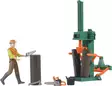 Bruder vedklyv med figur - Bruder arbetsmaskinsleksaker - 4001702626501 - 4