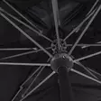 Parasol svart 4,5 meter - Trädgårdsmöbler - 6410416040851 - 2