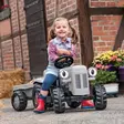 Pedaltraktor Little Grey Fergie med släp - Tramptraktorer och trampbilar - 4006485014941 - 1