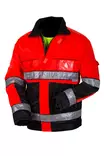 Priha jacka med fleecefoder säkerhetsröd/svart - Vinterarbetskläder - 6418326404541 - 1