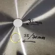 Klyvsåg 700 mm med 35 mm hål - Cirkelsågklingor och sågklingor - svm0000008441 - 4