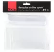 Återanvändbar kaffesked klar 50 st - Engångsartiklar - 6410416517841 - 1