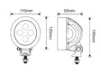 LED-arbetslampa 3800 lumen 40W - Arbetslampor - 8719607318891 - 3