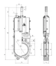 Skivluftventil 6" hydraulisk - Flytgödseltankar - ARZO0100150551 - 2