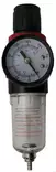 Tryckregulator med 1/4" manometer och vattenavskiljare - Tryckmätare - 6430074695231 - 1