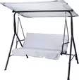 Grillsoffa med tak grå - Trädgårdsmöbler - 8721037796811 - 1