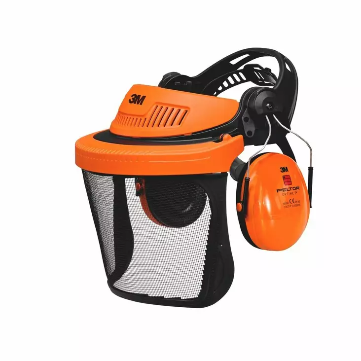 3M G500 Multisystem visir + hörselskydd - Hörselskydd - 04046719497041 - 1