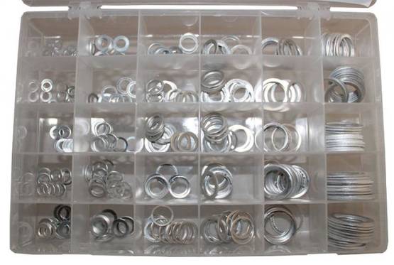 Aluminiumtätning sortiment 300-delar - Biltillbehör - 6430032157191 - 1