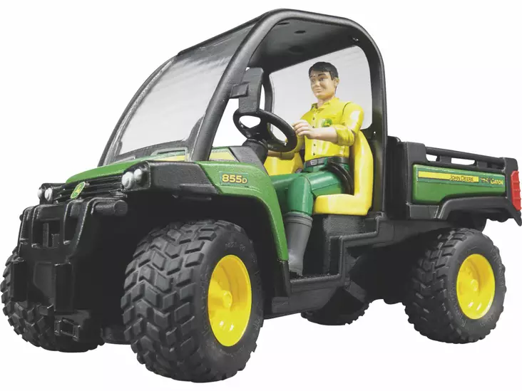Bruder Gator John Deere XUV 855D lavafordon med förare - Bruder arbetsmaskinsleksaker - 4001702024901 - 1