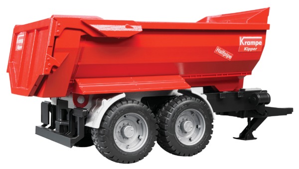 Bruder Krampe tippvagn "halfpipe" - Bruder arbetsmaskinsleksaker - 8719493963021 - 1