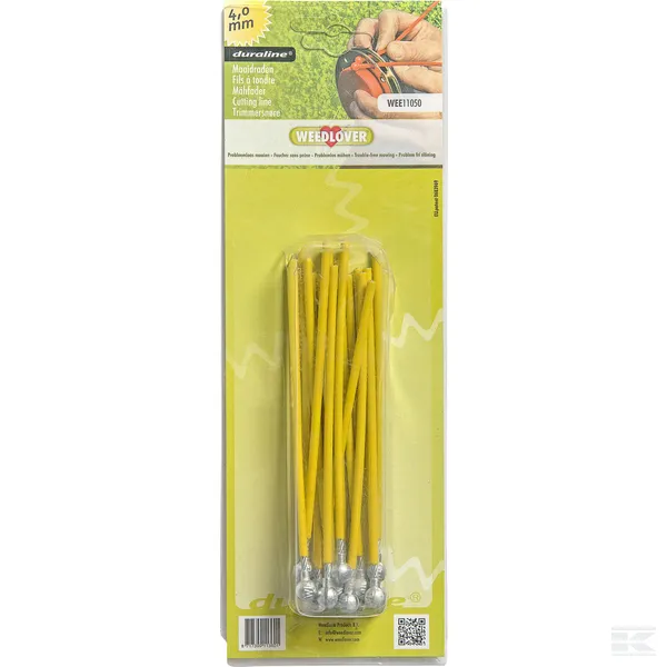 Duraline Trimmer gul 4,0 mm - Trimmers, röjsågar - 8717399113601 - 1